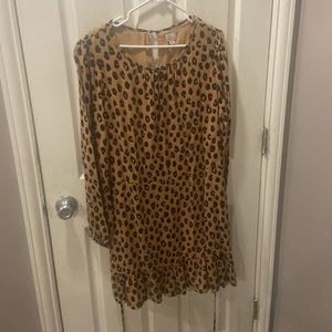 a new day (target) cheetah print dress
